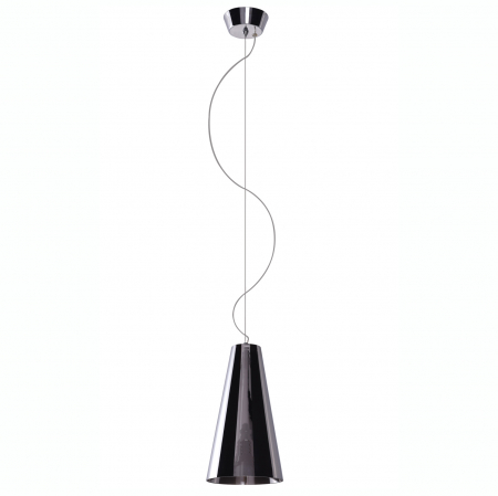 Lustre - Lustra moderna tip pendul Bell 18x32 cm sticla fumurie efect crom, AZ 0995 - Azzardo