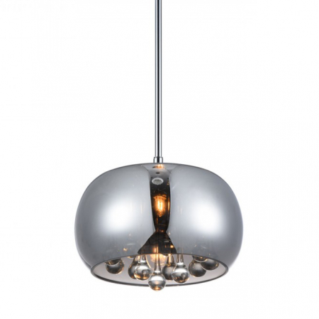 Lustre - Lustra moderna tip pendul Inha Ø 23/40/50 cm cu cristale, sticla cromata/metal, AZ 3082 - Azzardo