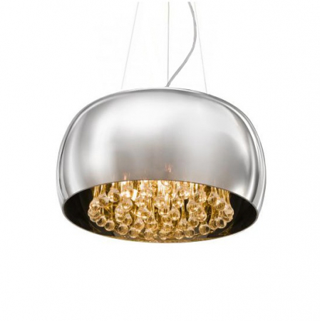 Lustra moderna tip pendul Inha Ø 23/40/50 cm cu cristale, sticla cromata/metal, AZ 3082 - Azzardo [6]