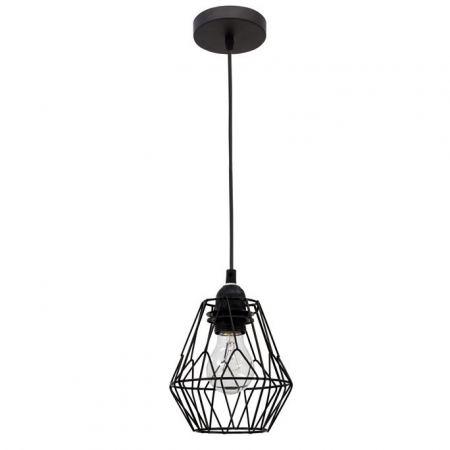 Lustra neagra/aurie tip pendul Calena abajur din tije metalice, Ø 15/23 cm, 8801802 - Novaluce [3]