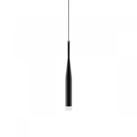 Lustra neagra CONTE tip pendul, inaltime reglabila, metal/sticla, 003064-011441 - Zumaline [1]