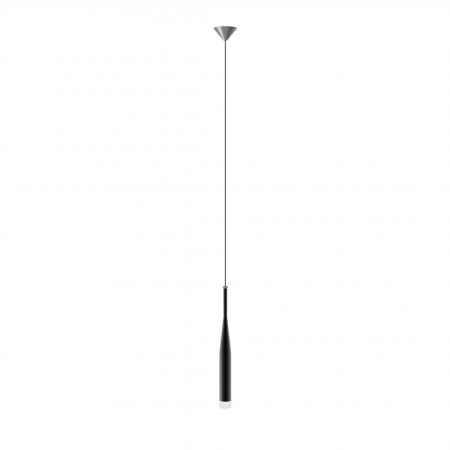 Promotii - Lustra neagra CONTE tip pendul, inaltime reglabila, metal/sticla, 003064-011441 - Zumaline