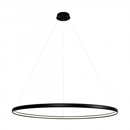 Promotii - Lustra neagra design circular CARLO 120 cm metal, 003064-021960 - Zumaline