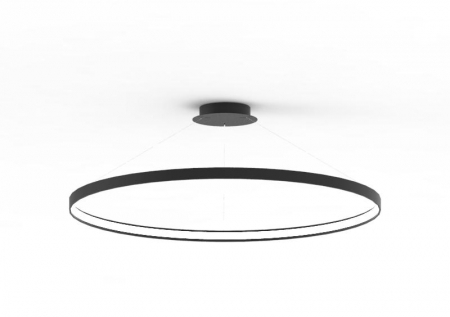 Lustre - Lustra neagra design circular  CIRCLE 110 cm metal / plastic, 002177-016663 - Zumaline