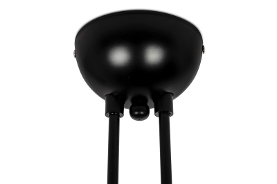 Lustra neagra design industrial Raven 2 brate, metal, MD21178-2 - King [6]