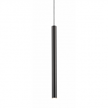 Lustra neagra LOYA pendul cilindric cu iluminare LED, inaltime reglabila, 003064-003493 - Zumaline [1]
