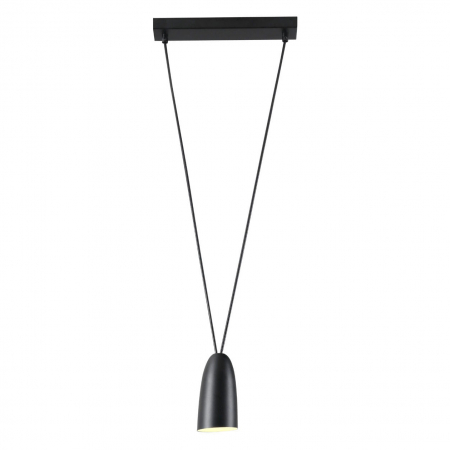 Promotii - Lustră neagra Nando Ø 8 cm  metal, inaltime reglabila, P0400 - Maxlight