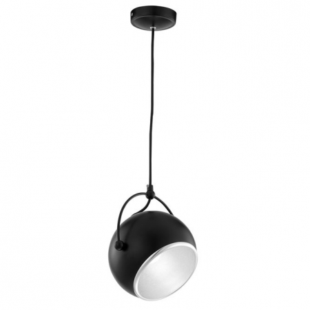 Promotii - Lustra neagra pendul premium Couta, Ø 18 cm, metal, inaltime reglabila, 6990401 - Novaluce