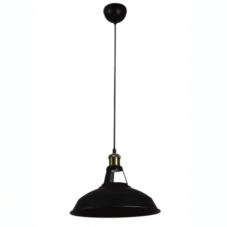Lustre - Lustra neagra stil industrial Zeliko Ø 31 cm, metal, AZ 1351 - Azzardo