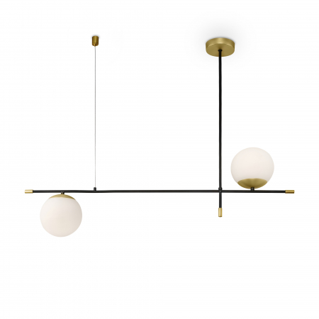 Lustre - Lustra Nostalgia MOD048PL-02G, 2xE14, alba+aurie, IP20, Maytoni