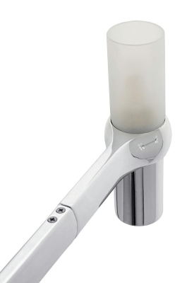 Lustra orizontala design modern Oskar Long 175 cm, crom/auriu, DW-d1005-10C.GOLD - King [6]