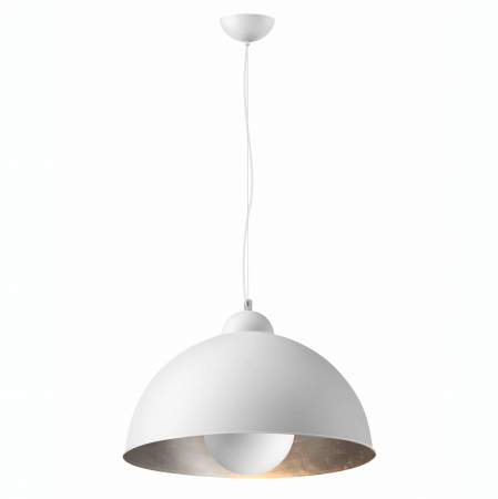 Lustra pe cablu alba/neagra Aristo Ø 50 cm, metal, stil industrial modern, AZ 2376 - Azzardo [1]