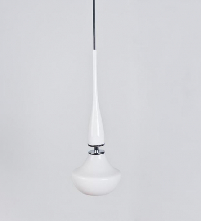 Lustra pe fir moderna alba/neagra Eglan, design modern, 1 bec, AZ 0260 - Azzardo [3]