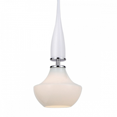 Lustra pe fir moderna alba/neagra Eglan, design modern, 1 bec, AZ 0260 - Azzardo [2]