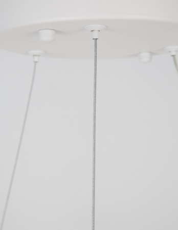 Lustra pendul cerc LED alba/neagra Vilma Ø30 cm, stil minimalist, 9010021 - Novaluce [6]