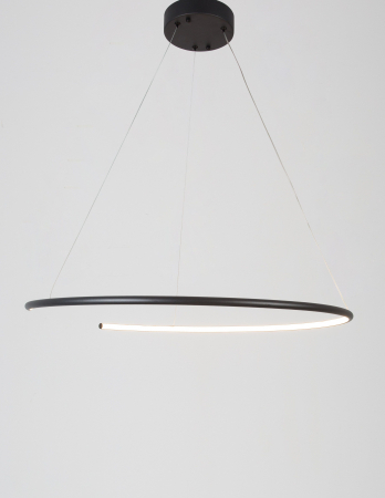 Lustra pendul cerc LED alba/neagra Vilma Ø30 cm, stil minimalist, 9010021 - Novaluce [10]