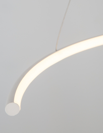 Lustra pendul cerc LED alba/neagra Vilma Ø30 cm, stil minimalist, 9010021 - Novaluce [4]