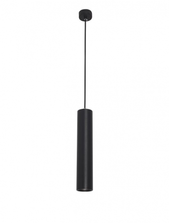 Lustra pendul cilindric negru/alb Toma, metal, inaltime reglabila, 834870 - Novaluce [1]