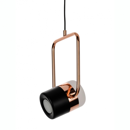 Lustra pendul design modern Enoch aurie/alb, aurie rose/negru, XCP7598.BLACK - King [0]