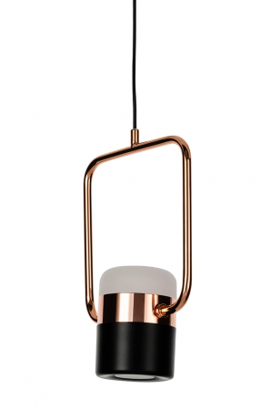 Lustra pendul design modern Enoch aurie/alb, aurie rose/negru, XCP7598.BLACK - King [1]