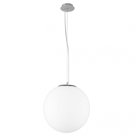 Lustra pendul glob de sticla alba Ebra Ø 30/40/50 cm, inaltime reglabila, 620422 - Novaluce [5]