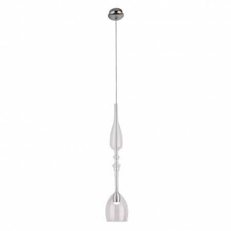 Lustre - Lustra pendul iluminare LED Malka Ø 11 cm metal/sticla, inaltime reglabila, P0247 - Maxlight