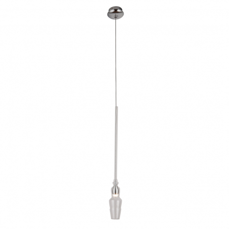 Lustre - Lustra pendul iluminare LED Malka Ø 7,5 cm metal/sticla, inaltime reglabila, P0245 - Maxlight