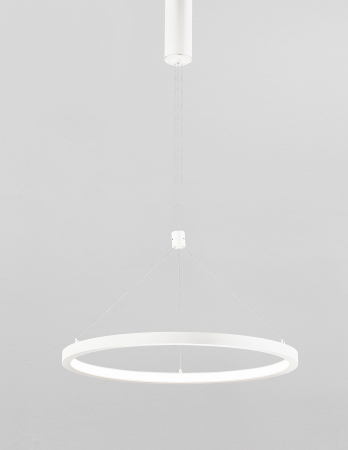 Lustra pendul LED dimabila Rayen 60 cm alba/neagra/aurie tip inel, design minimalist, 9172635 - Novaluce [8]