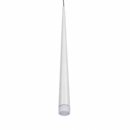 Lustra pendul LED forma con negru/alb/crom Culh 5x60 cm, design modern, metal, AZ 0206 - Azzardo [0]
