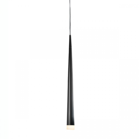Lustre - Lustra pendul LED forma con negru/alb/crom Culh 5x60 cm, design modern, metal, AZ 0116 - Azzardo