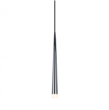Lustra pendul LED forma con negru/alb/crom Culh 5x60 cm, design modern, metal, AZ 0206 - Azzardo [9]