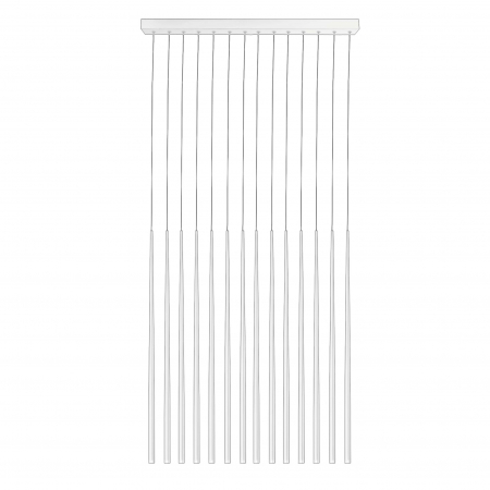Lustra liniara cu pendule Cenk 45 cm 14 becuri, metal, negru/crom/auriu/alb, iluminare LED, AZ 3423 - Azzardo [2]