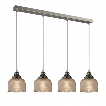 Lustre - Lustra pendul liniara Leelo 86 cm, abajur sticla, design clasica, AZ 2111 - Azzardo