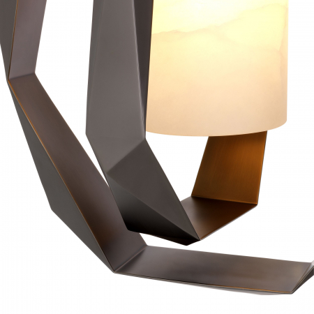   Candelabru Santos Dublu finisaj gunmetal inclus alabastru 115372 EICHHOLTZ [5]