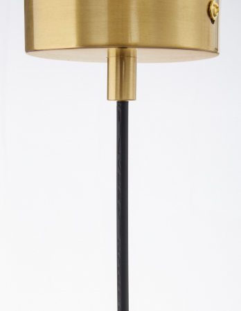 Lustra pendul moderna alb cu auriu Felicia 30 cm, sticla/metal, 9624061 - Novaluce [5]