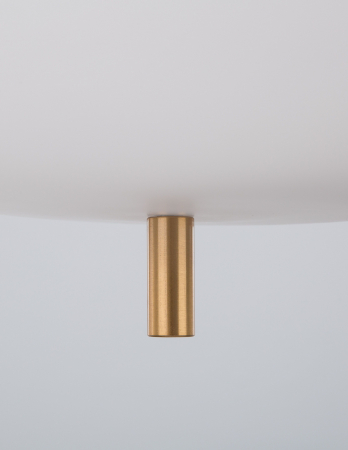 Lustra pendul moderna alb cu auriu Felicia Small 18,5 cm, sticla/metal, 9624064 - Novaluce [2]