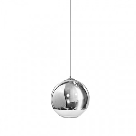 Lustre - Lustra pendul moderna Yamin forma glob, metal crom/sticla transparenta, diverse dimensiuni, AZ 0731 - Azzardo