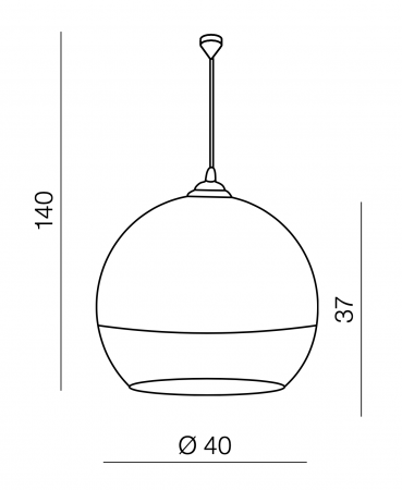 Lustra pendul moderna Yamin forma glob, metal crom/sticla transparenta, diverse dimensiuni, AZ 0733 - Azzardo [7]