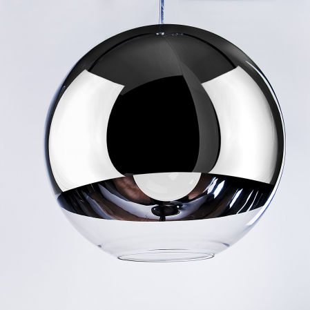 Lustra pendul moderna Yamin forma glob, metal crom/sticla transparenta, diverse dimensiuni, AZ 0733 - Azzardo [10]