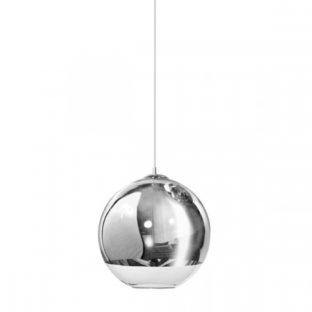 Lustra pendul moderna Yamin forma glob, metal crom/sticla transparenta, diverse dimensiuni, AZ 0733 - Azzardo [2]
