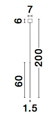 Lustra pendul neagra/aurie Gohar 60 cm LED stil minimalist, modul, 9088103 - Novaluce [7]