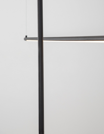 Lustra pendul neagra/aurie Gohar 60 cm LED stil minimalist, modul, 9088103 - Novaluce [5]
