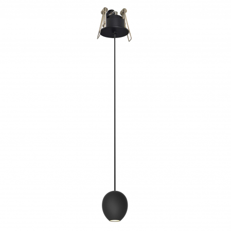 Lustre - Lustra pendul neagra LED Yolot model incastrabil, design modern, AZ 3096 - Azzardo