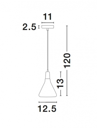 Lustra pendul Ponse diverse culori, abajur din metal cu detaliu din lemn, inaltime reglabila, 7605176 - Novaluce [2]
