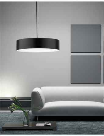 Lustra pendul rotund diverse culori Dima Ø 50 cm, din metal, inaltime reglabila, 550401 - Novaluce [1]