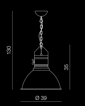 Lustra pendul rotunda alba/neagra metal si lemn Helgi Ø 39 cm, stil industrial, AZ 1582 - Azzardo [2]