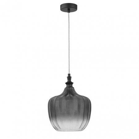 Lustra pendul sticla cu model diverse culori Anri, Ø 24 cm, inaltime reglabila, 9191243 - Novaluce [17]