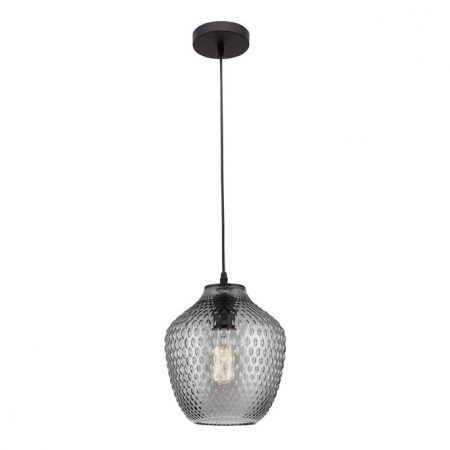 Promotii - Lustra pendul sticla cu model diverse culori Tejal, Ø 23 cm, inaltime reglabila, 9103531 - Novaluce