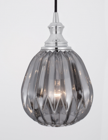 Lustra pendul sticla fumurie/galbena Wassy Ø18 cm, 1xE27, 9066102 - Novaluce [8]