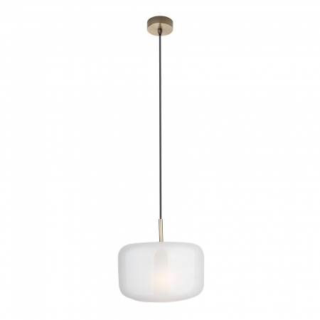 Lustra pendul sticla opal lucios Veera Ø 20/16/28 cm baza metal auriu, inaltime reblabila, P0448 - Maxlight [4]